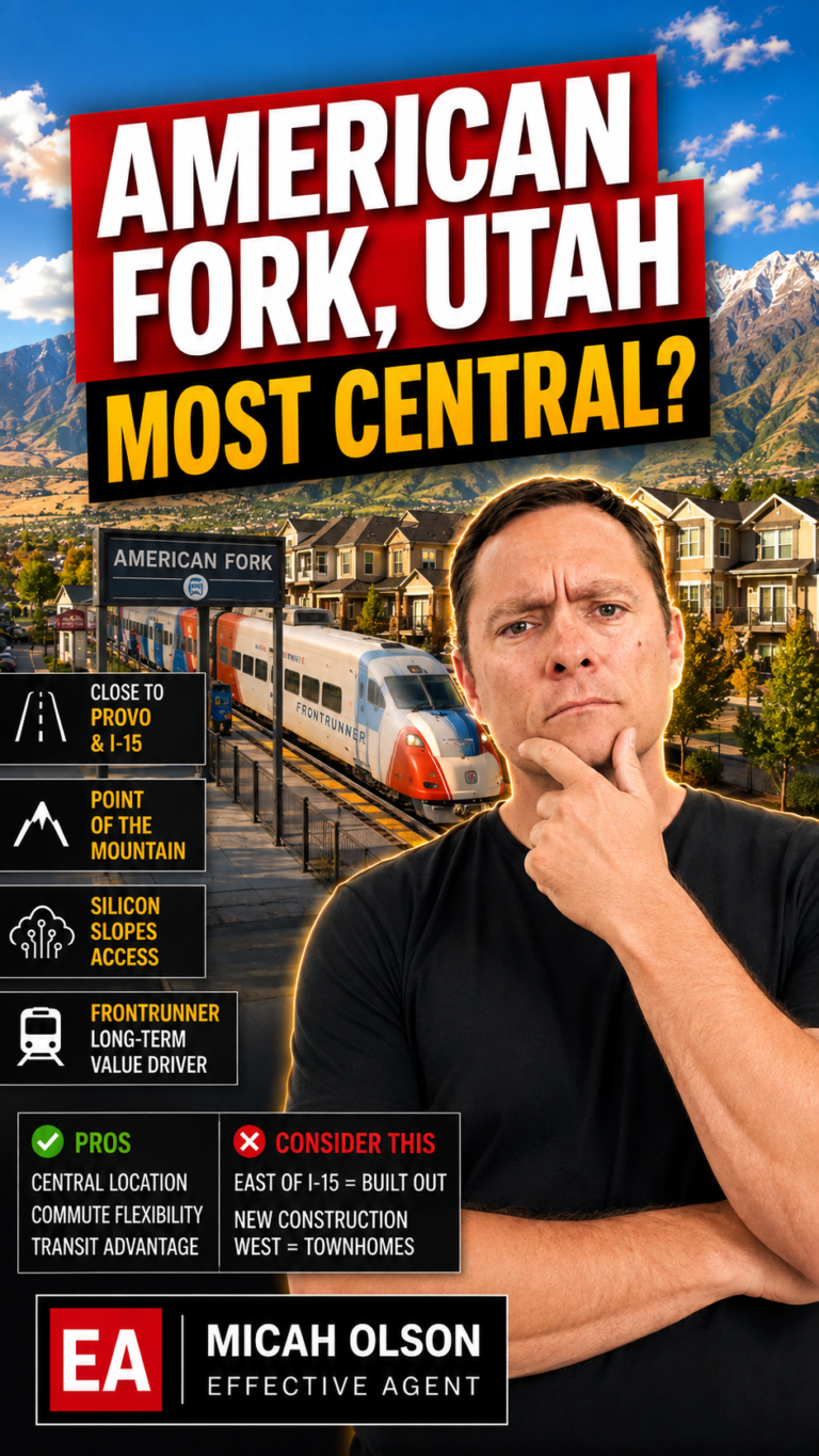 American Fork Utah relocation guide - central North Utah County location
