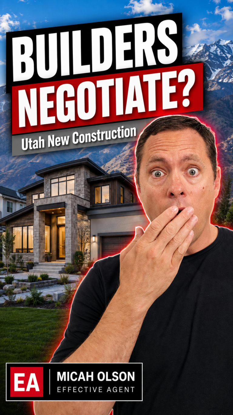 can you negotiate with a utah builder